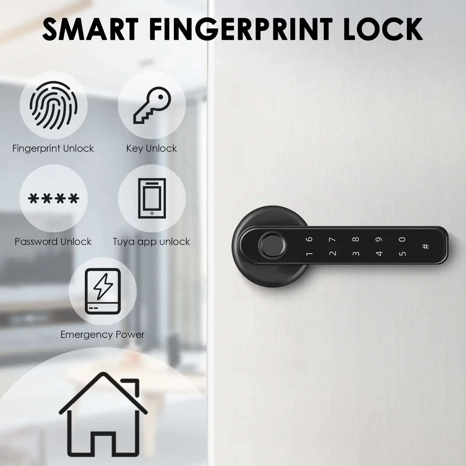 Selestiq SecureGate™: Biometric Smart Door Lock 