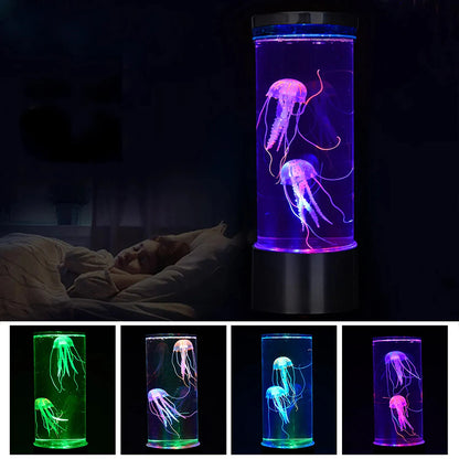 Selestiq™️ Color-Changing Jellyfish Lamp: USB/Battery Powered Table Night Light