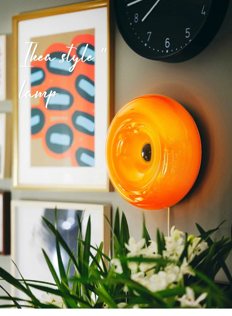  Selestiq™️ Donut Wall Lamp - Retro Elegance for Living Room and Bedroom Atmosphere