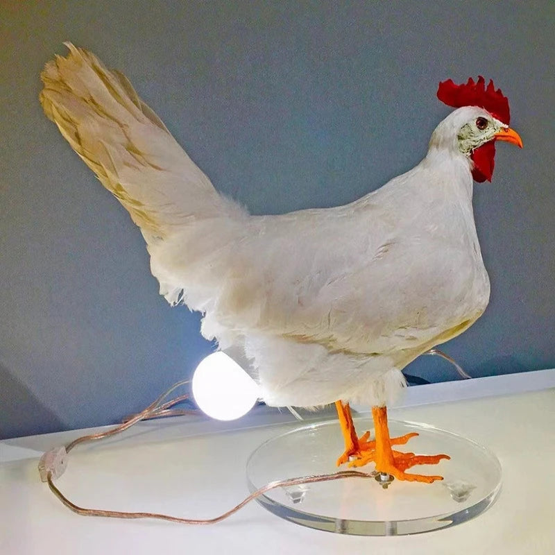 Selestiq™️ Chicken Table Lamp: Charming USB-Powered Night Light for Home Décor